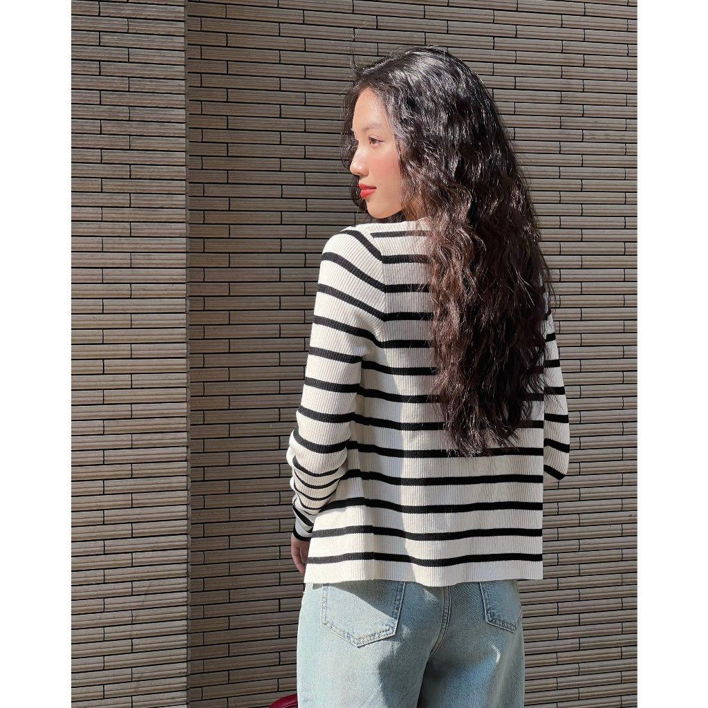Set Áo Len Cổ Yếm Kèm Cardigan Freesize Basic - LINZY TOP -  GOÛT DE JUN