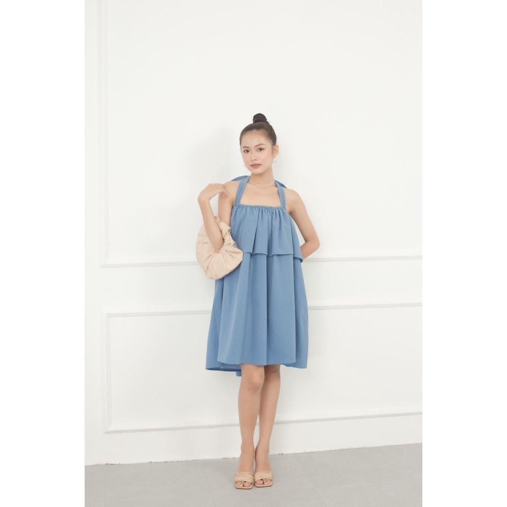 GOÛT DE JUN - Đầm babydoll cột nơ cổ - Jany Dress