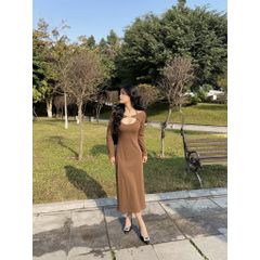 Set đầm thiết kế hai dây kèm áo cardigan DENA DRESS - GOÛT DE JUN