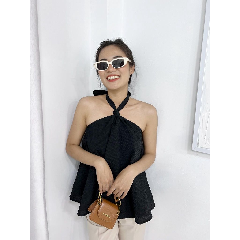 GOÛT DE JUN - Áo cổ yếm - Comii Top