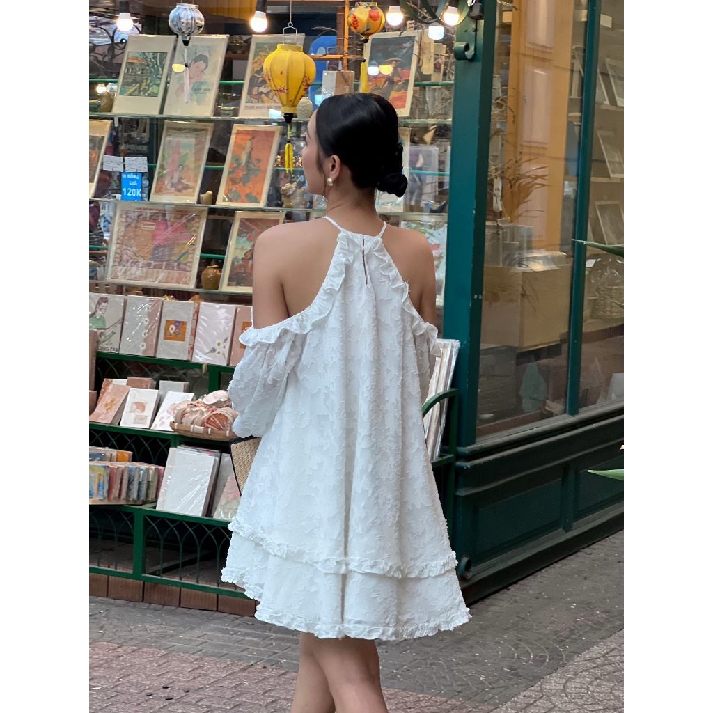 Đầm Nữ Babydoll Cổ Yếm Phối Tầng Form Ngắn - DOYON DRESS - GOÛT DE JUN