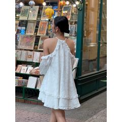Đầm Nữ Babydoll Cổ Yếm Phối Tầng Form Ngắn - DOYON DRESS - GOÛT DE JUN