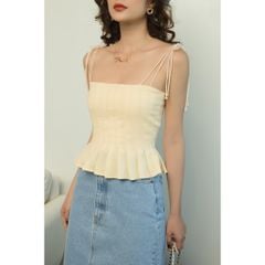 GOÛT DE JUN - Áo hai dây vải bố - HARO TOP