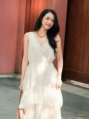 Đầm Nữ JOSUE DRESS Form Xòe Tầng Tiểu Thư GOÛT DE JUN