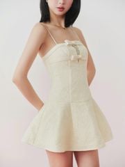 Đầm Nữ OSWYN Hai Dây Đính Nơ Nữ Tính GOÛT DE JUN