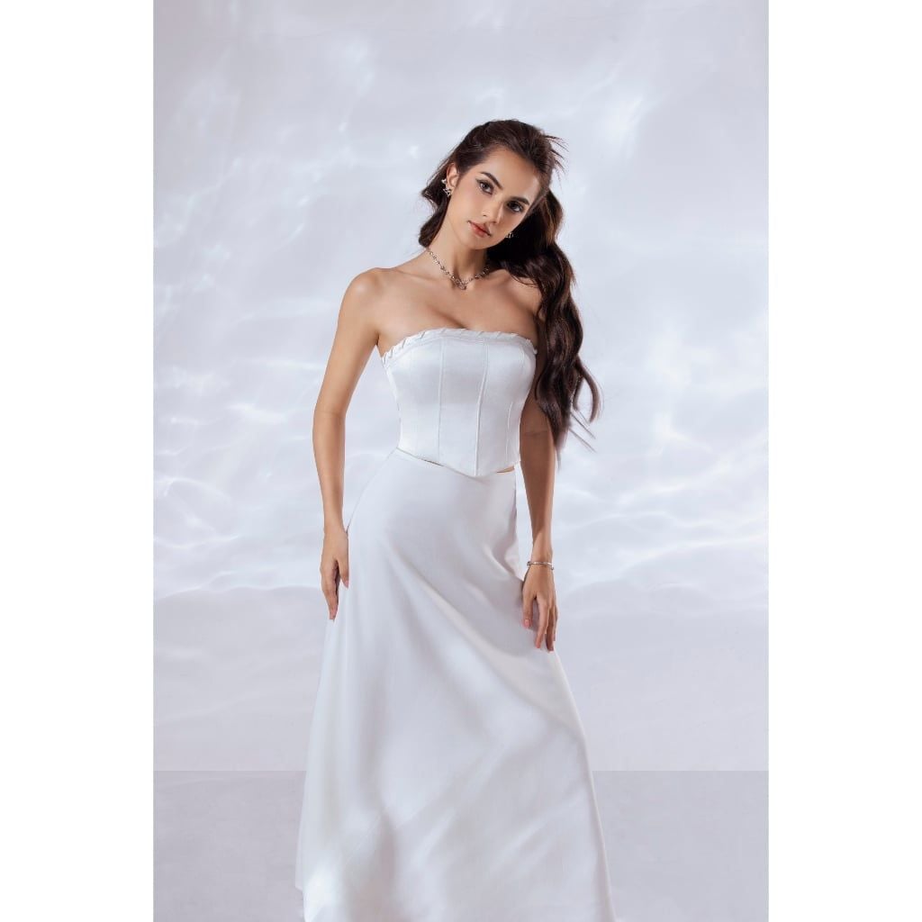 Chân Váy Lụa Nữ Dáng Dài - SWAN SKIRT - GOÛT DE JUN