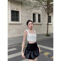 Chân váy nữ thiết kế nhún eo dáng bí - BOBE SKIRT - GOÛT DE JUN