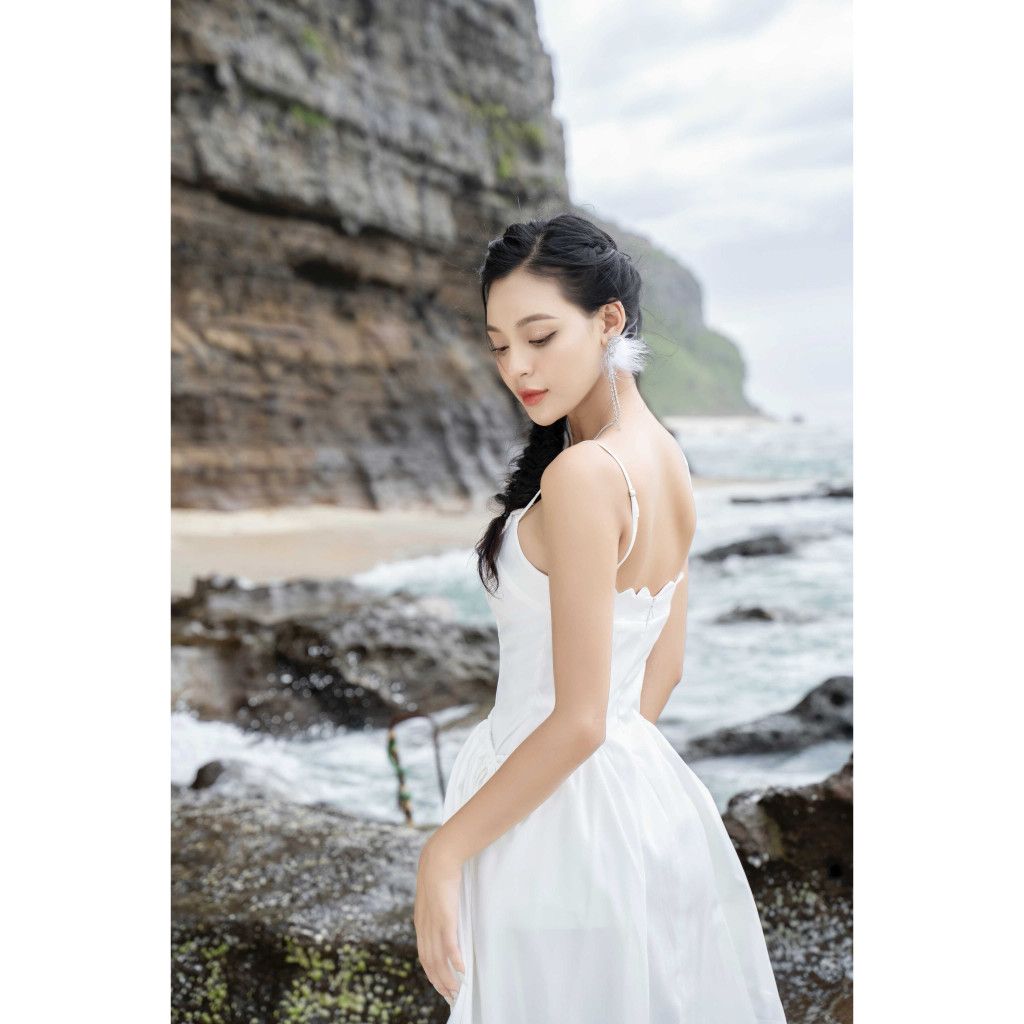 Đầm nữ hai dây gợn sóng - Berly Dress - GOÛT DE JUN