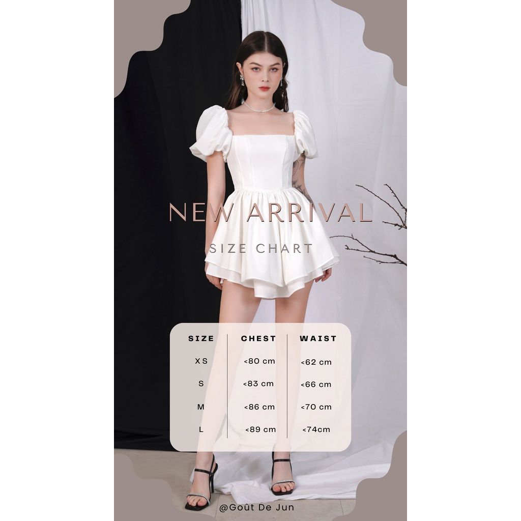 GOÛT DE JUN - Áo Hai Dây Nữ Xếp Tầng - ZENDA TOP