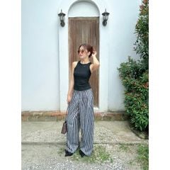 Quần Tây Nữ Ống Rộng Kẻ Sọc Hot Trend - NESSA PANTS- GOÛT DE JUN