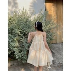 GOÛT DE JUN - Đầm nữ thiết kê cổ yếm form babydoll - RORA DRESS