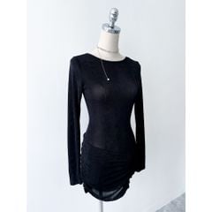 Đầm Body Nữ Tay Dài Nhún Eo Tôn Dáng - MIKELL DRESS - GOÛT DE JUN