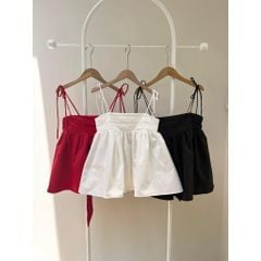 GOÛT DE JUN - Áo nữ thiết kế hai dây thắt nơ - JIAN TOP
