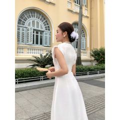 Đầm Nữ Cánh Dơi Chiết Eo Dáng Dài Dịu Dàng Nữ Tính -MAGGIE DRESS - GOÛT DE JUN