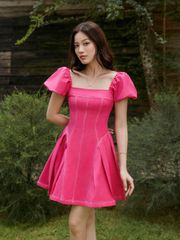 Đầm Nữ Tay Phồng Form Xòe Tôn Dáng - GINNY DRESS - GOÛT DE JUN