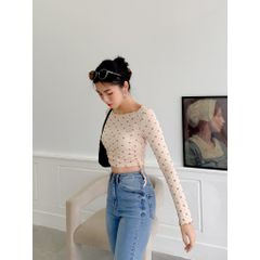 Áo Croptop Nhúng Hai Bên Eo | Goût De Jun | Lito Top