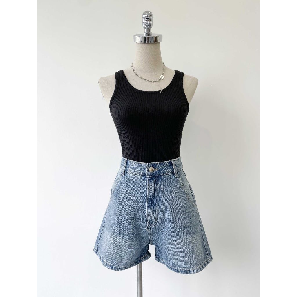 Quần Short Jean Nữ Ngắn Lưng Cao - SUME SHORT- GOÛT DE JUN