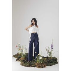 GOÛT DE JUN - Áo Croptop Cổ Yếm Tầng Bèo - AURA DRESS