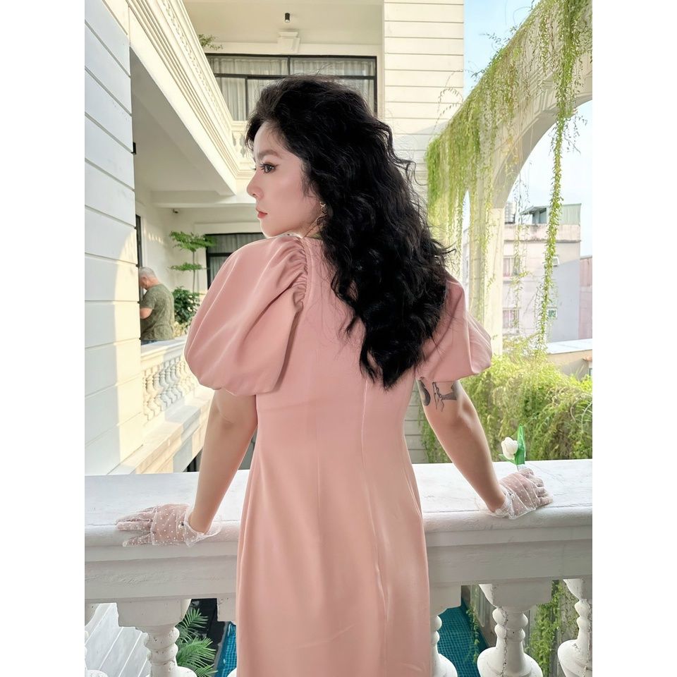 GOÛT DE JUN - Đầm nữ thiết kế tay bồng tôn dáng - LANNA DRESS