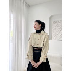 GOÛT DE JUN - Áo khoác croptop nữ kaki - JOSIE JACKET