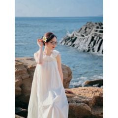 Đầm Maxi Nữ Đi Biển Dáng Xòe - MISOUL DRESS - GOÛT DE JUN