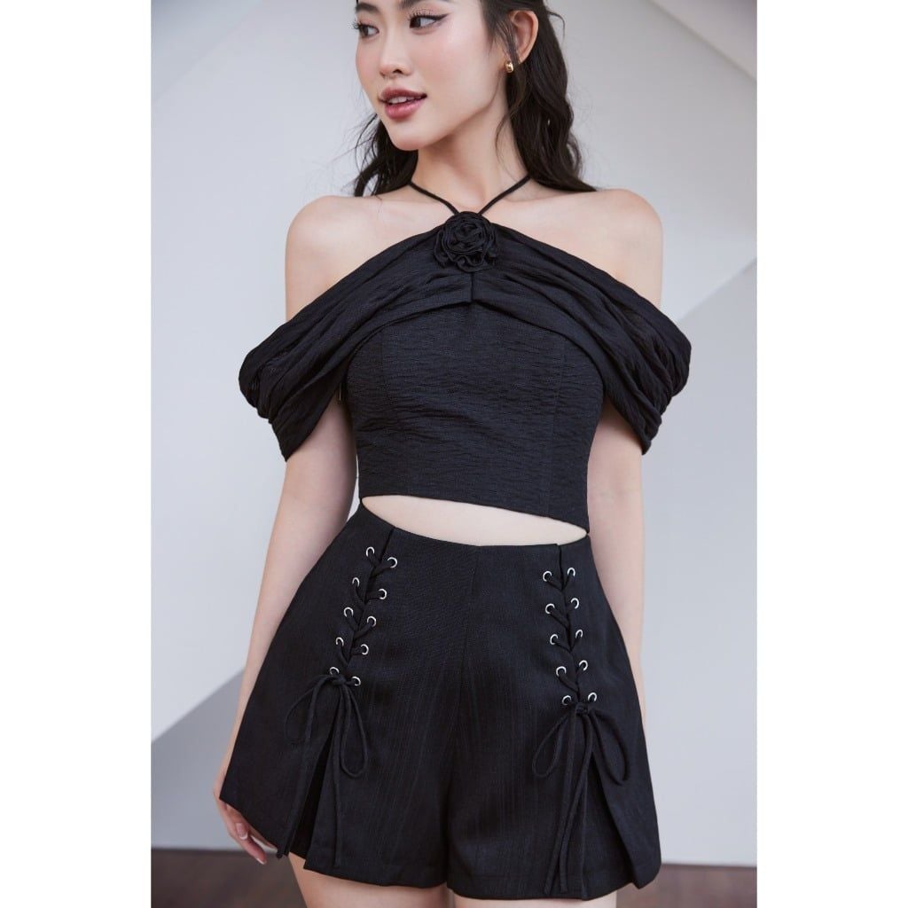 Áo Nữ Thiết Kế Cổ Yếm Trễ Vai Tôn Dáng  - ORLI TOP - GOÛT DE JUN