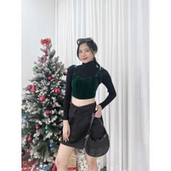 GOÛT DE JUN - Chân váy nữ thiết kế Tafta lưng cao - TYGOS SKIRT