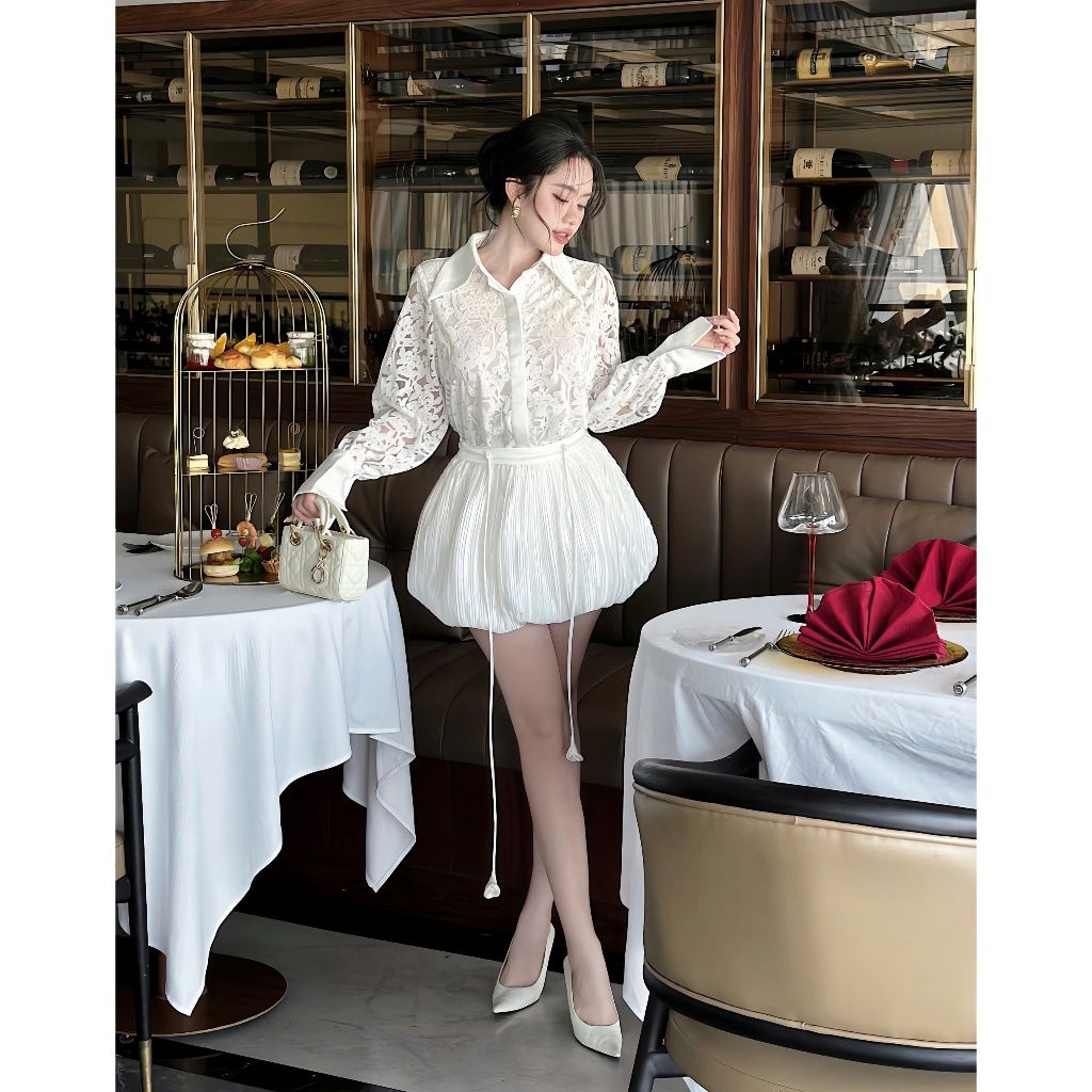 Chân Váy Nữ Thiết Kế Dáng Bí Xếp Li Năng Động - SWANY SKIRT - GOÛT DE JUN