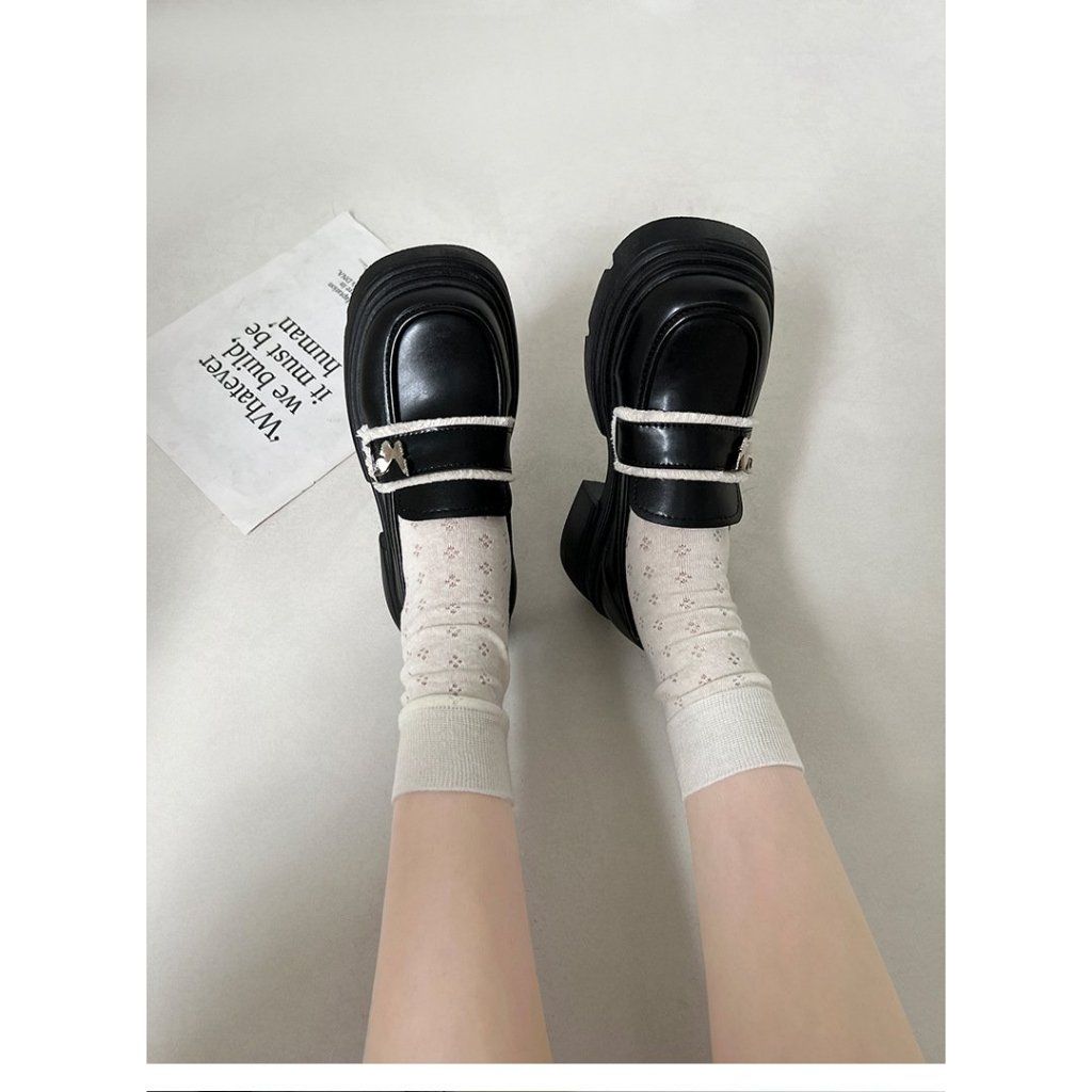 Giày Da Thời Trang Phong Cách Vintage cho Nữ (size lớn - nên lùi 1 size)- GOÛT DE JUN