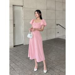 Đầm Nữ Tay Phồng Dáng Dài Thanh Lịch Amore Dress - GOÛT DE JUN