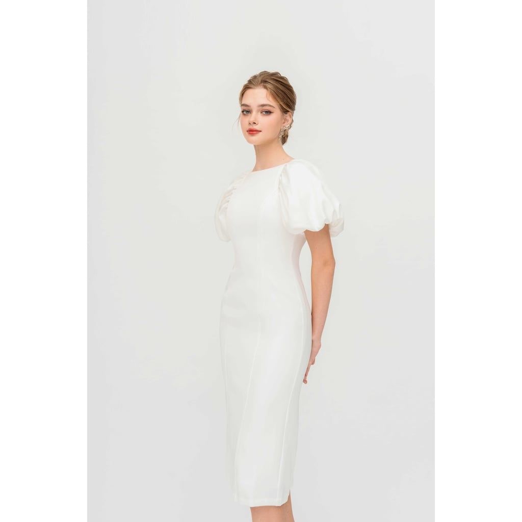 GOÛT DE JUN - Đầm nữ thiết kế tay bồng tôn dáng - LANNA DRESS