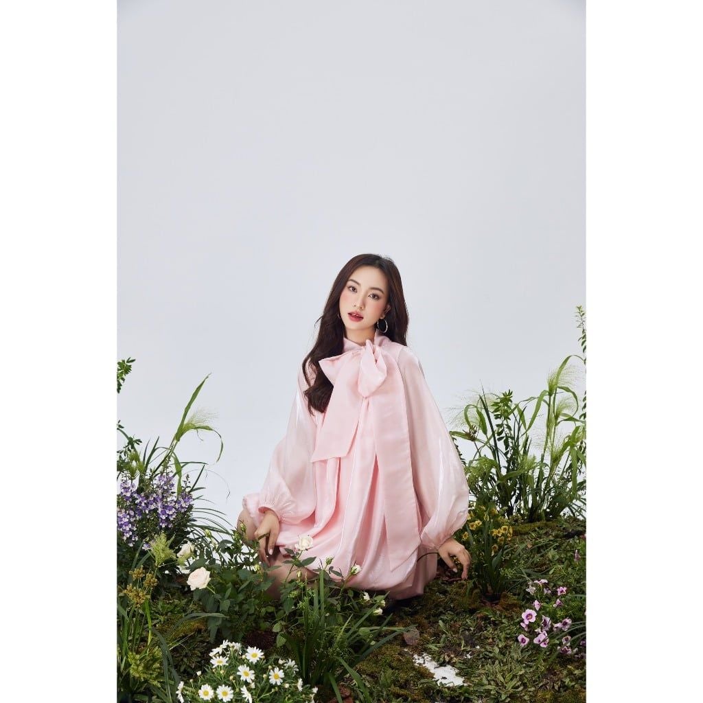 Đầm Nữ Babydoll Dáng Bí Tay Dài Hot Trend - LINA DRESS - GOÛT DE JUN
