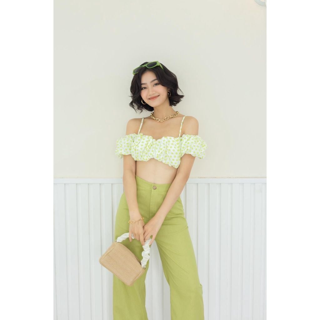 GOÛT DE JUN - Áo croptop bra - Byka Top