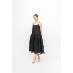 GOÛT DE JUN - Đầm maxi nữ hai dây gợn sóng - SOFIA DRESS