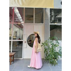 Đầm Nữ Maxi Đi Biển Freesize Dáng Bí Dễ Thương - GINIS DRESS - GOÛT DE JUN