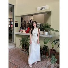 Đầm Nữ Thiết Kế Thắt Dây Form Dài Tôn Dáng- EMRI DRESS - GOÛT DE JUN