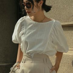 Áo Kiểu Tay phồng thanh lịch | Goût De Jun | Emby Top