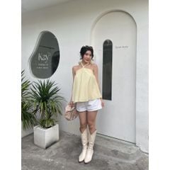 GOÛT DE JUN - Áo cổ yếm - Comii Top