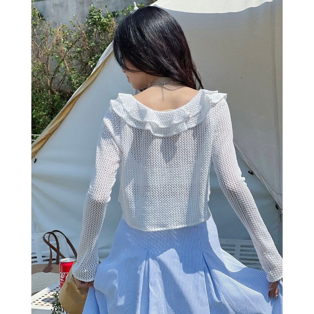Set Áo Cardigan Nữ Dáng Croptop Kèm Áo Bra - HARRI TOP - GOÛT DE JUN