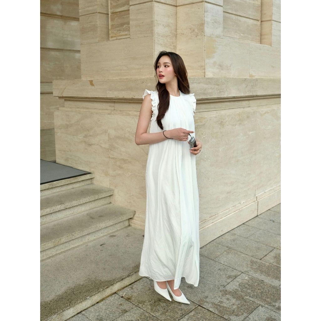 Đầm Nữ Thiết Kế Cánh Tiên Freesize Dáng Dài Dễ Thương - ANDES DRESS - GOÛT DE JUN
