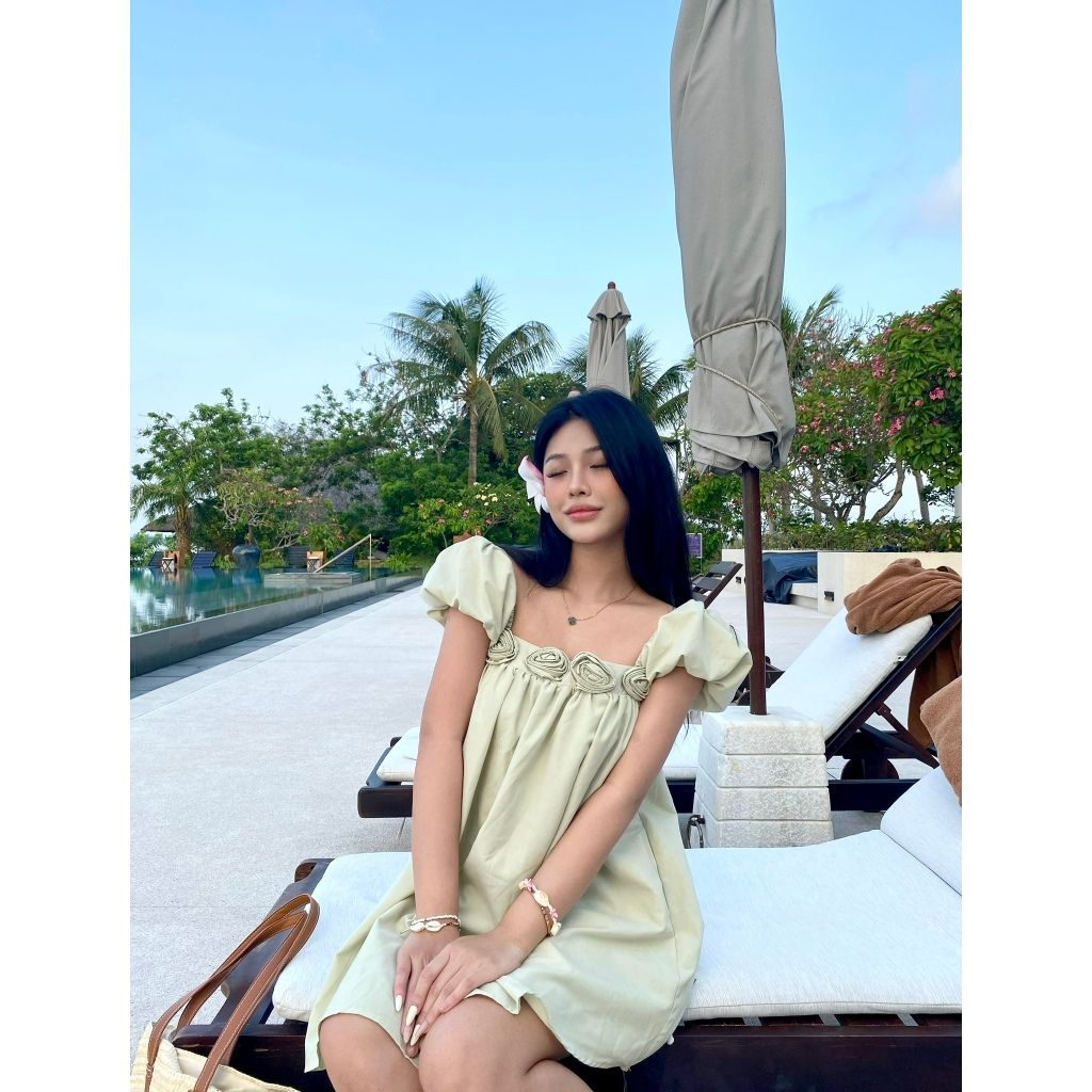 Đầm Nữ Babydoll Tay Phồng Dễ Thương - NAVIN DRESS - GOÛT DE JUN