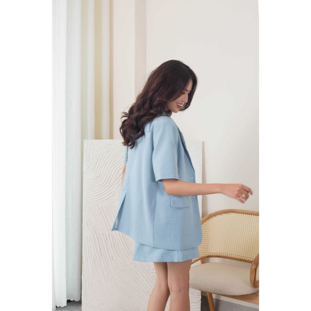 Chân váy nữ chữ A  lưng cao Charlise skirt - Goût De Jun