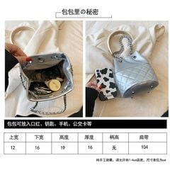 Túi xách nữ đeo chéo sang chảnh cao cấp size 19 phong cách Hàn Quốc | GOÛT DE JUN