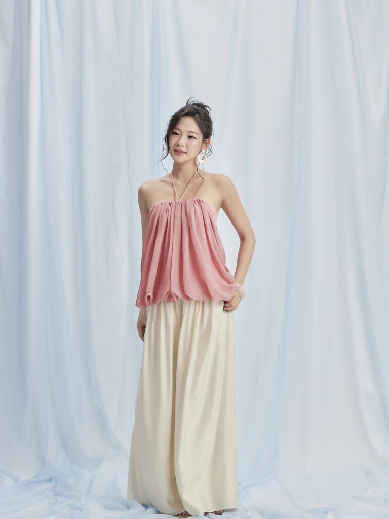 Quần Nữ RANZA Ống Rộng Basic Nữ Tính GOÛT DE JUN
