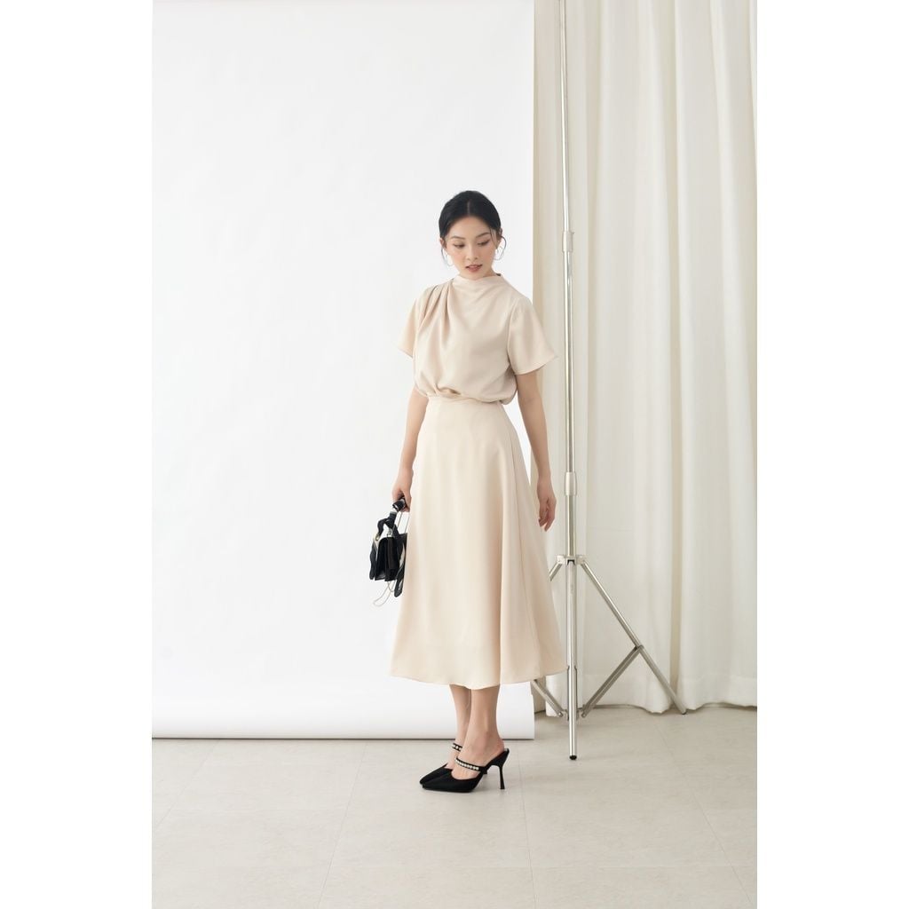 GOÛT DE JUN - Chân váy lụa dài dáng nữ - Sansa Skirt