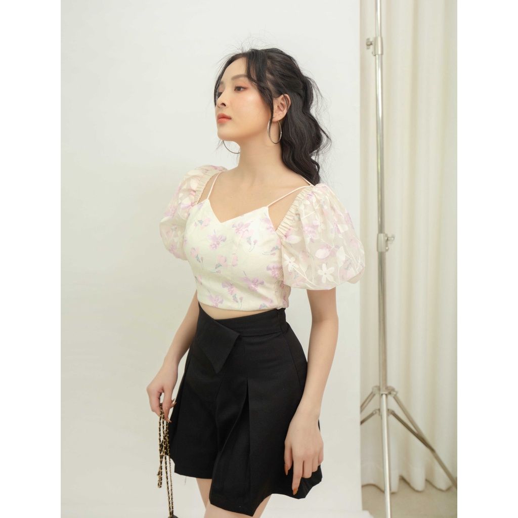 Quần Shorts Nữ Lưng Cao TIELA SHORTS - Goût De Jun