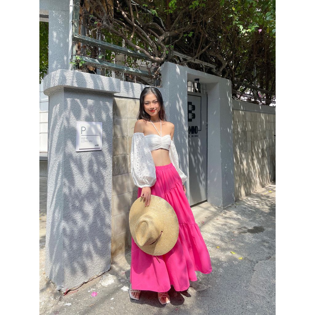 Chân Váy Dài Freesize Bồng Bềnh NETROL SKIRT - GOÛT DE JUN