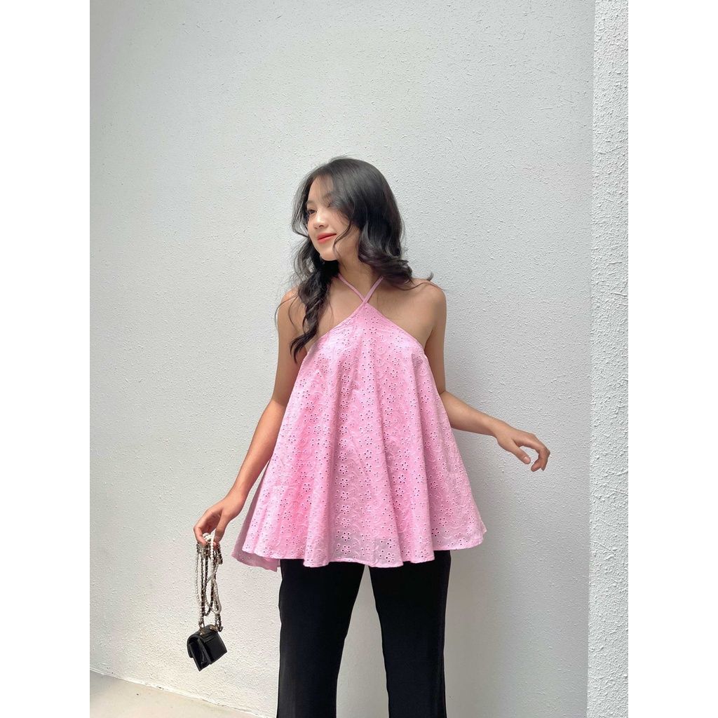 GOÛT DE JUN - Áo nữ cổ yếm - Eromi Top