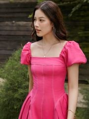 Đầm Nữ Tay Phồng Form Xòe Tôn Dáng - GINNY DRESS - GOÛT DE JUN