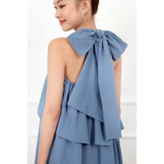 GOÛT DE JUN - Đầm babydoll cột nơ cổ - Jany Dress